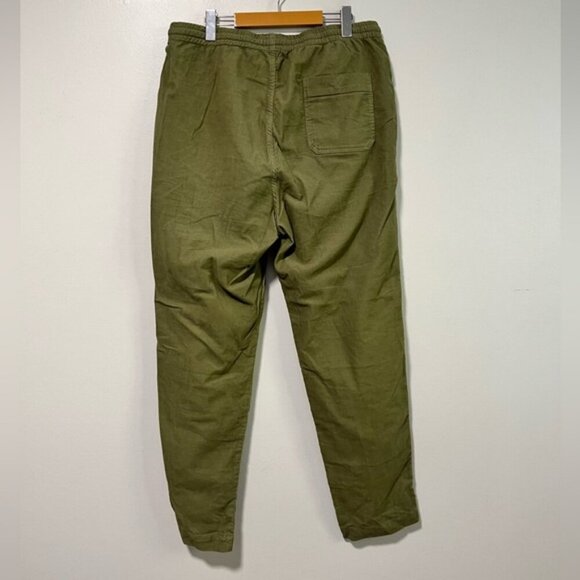 Todd Snyder Men’s Olive Green Drawstring Pants – Size Large - Picture 12 of 12